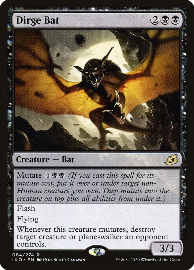 Dirge Bat [Ikoria: Lair of Behemoths] | Jomio and Rueliete's Cards and Comics