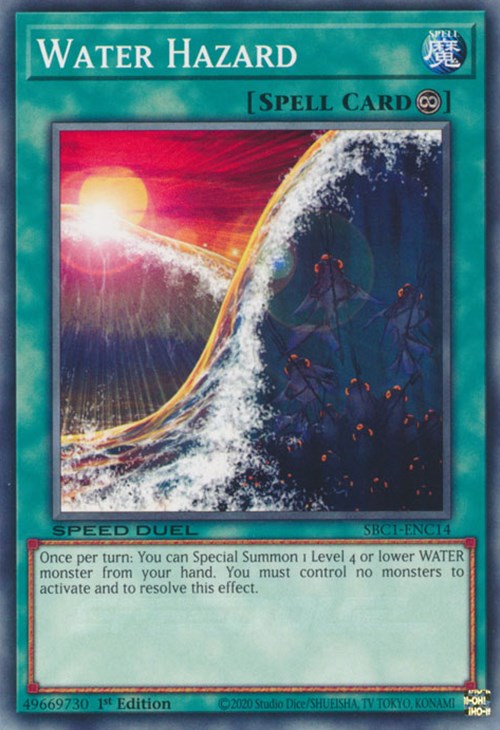 Water Hazard [SBC1-ENC14] Common | Jomio and Rueliete's Cards and Comics