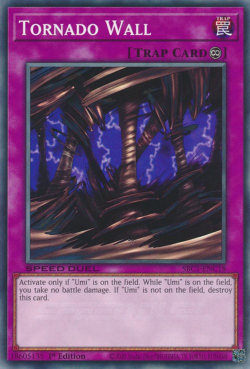 Tornado Wall [SBC1-ENC18] Common | Jomio and Rueliete's Cards and Comics