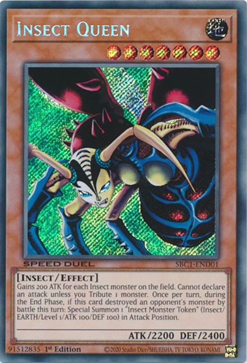 Insect Queen [SBC1-END01] Secret Rare | Jomio and Rueliete's Cards and Comics