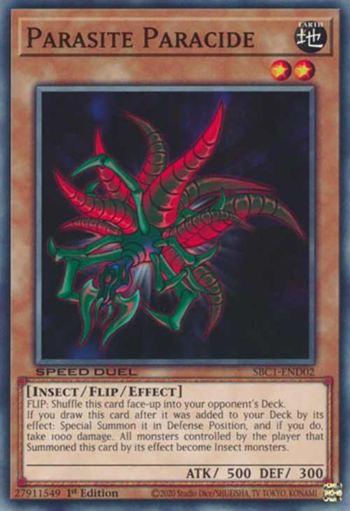 Parasite Paracide [SBC1-END02] Common | Jomio and Rueliete's Cards and Comics