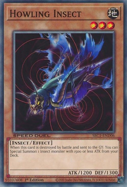 Howling Insect [SBC1-END06] Common | Jomio and Rueliete's Cards and Comics