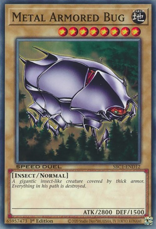 Metal Armored Bug [SBC1-END12] Common | Jomio and Rueliete's Cards and Comics
