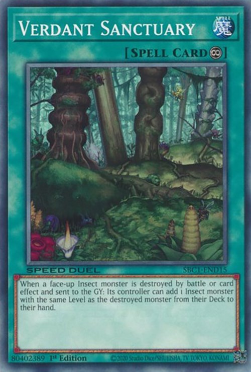 Verdant Sanctuary [SBC1-END15] Common | Jomio and Rueliete's Cards and Comics