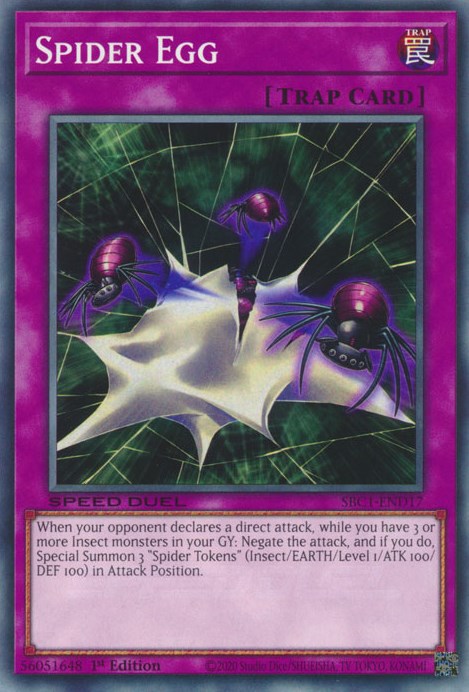 Spider Egg [SBC1-END17] Common | Jomio and Rueliete's Cards and Comics