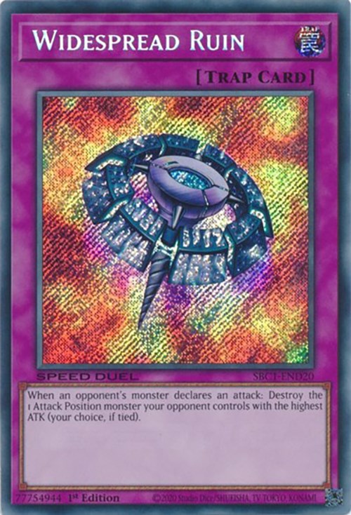 Widespread Ruin [SBC1-END20] Secret Rare | Jomio and Rueliete's Cards and Comics