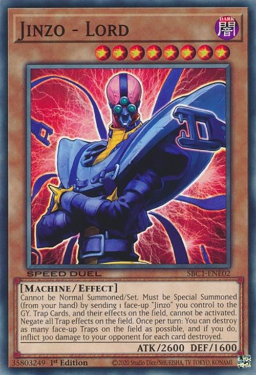 Jinzo - Lord [SBC1-ENE02] Common | Jomio and Rueliete's Cards and Comics