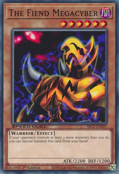 The Fiend Megacyber [SBC1-ENE07] Common | Jomio and Rueliete's Cards and Comics