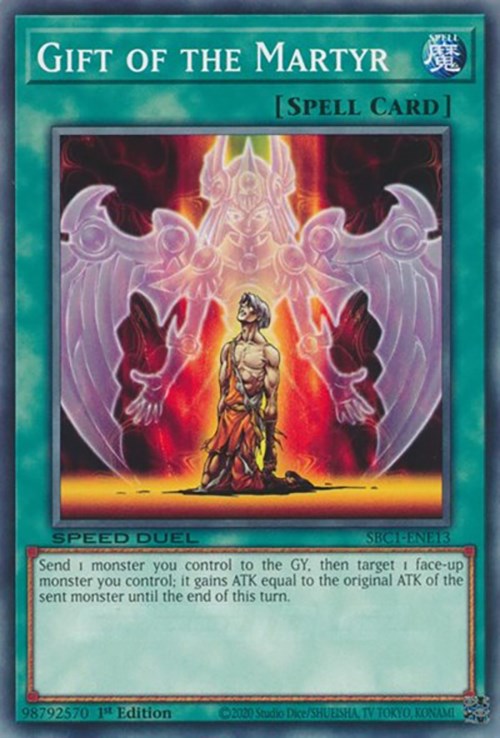 Gift of the Martyr [SBC1-ENE13] Common | Jomio and Rueliete's Cards and Comics
