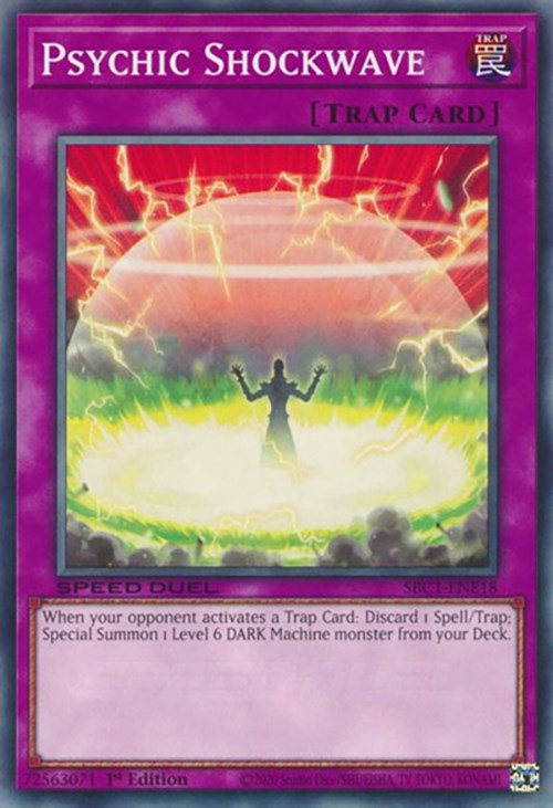 Psychic Shockwave [SBC1-ENE18] Common | Jomio and Rueliete's Cards and Comics