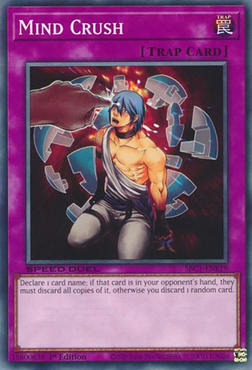Mind Crush [SBC1-ENE19] Common | Jomio and Rueliete's Cards and Comics