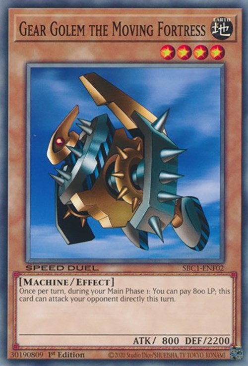 Gear Golem the Moving Fortress [SBC1-ENF02] Common | Jomio and Rueliete's Cards and Comics
