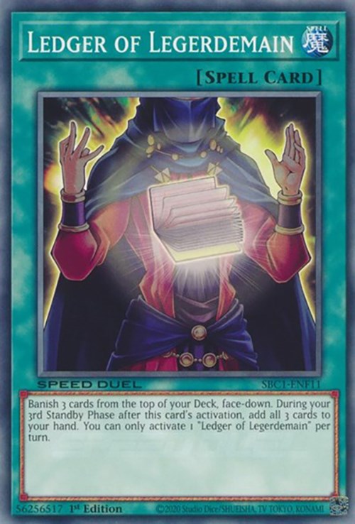 Ledger of Legerdemain [SBC1-ENF11] Common | Jomio and Rueliete's Cards and Comics