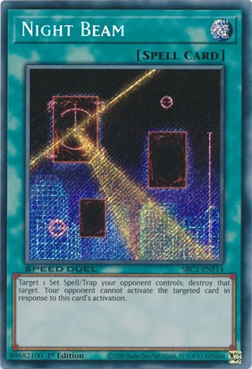 Night Beam [SBC1-ENF14] Secret Rare | Jomio and Rueliete's Cards and Comics