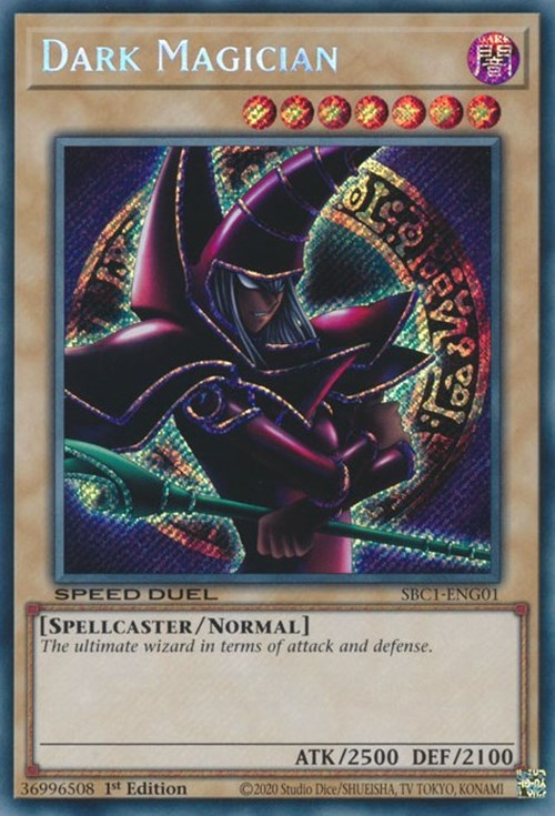 Dark Magician [SBC1-ENG01] Secret Rare | Jomio and Rueliete's Cards and Comics