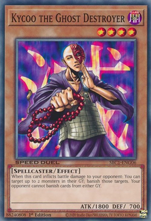 Kycoo the Ghost Destroyer [SBC1-ENG06] Common | Jomio and Rueliete's Cards and Comics