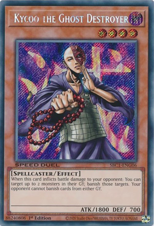 Kycoo the Ghost Destroyer [SBC1-ENG06] Secret Rare | Jomio and Rueliete's Cards and Comics