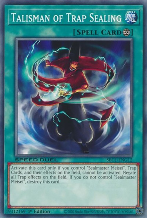Talisman of Trap Sealing [SBC1-ENG12] Common | Jomio and Rueliete's Cards and Comics
