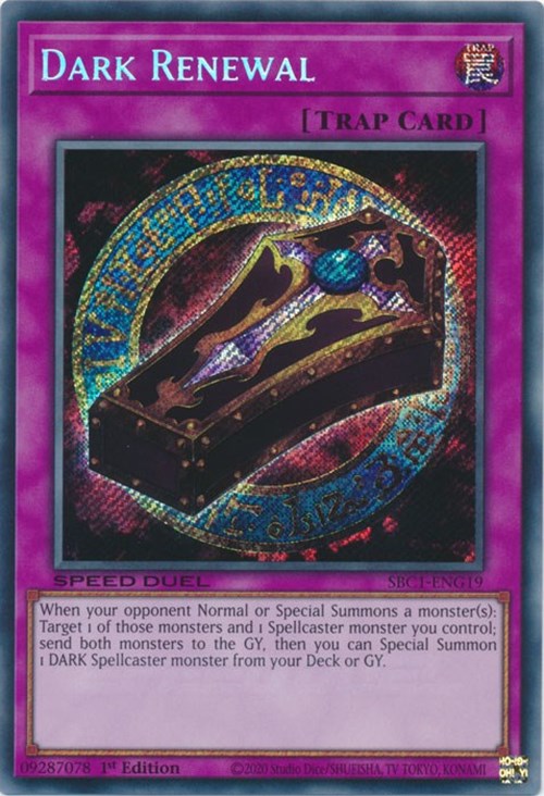 Dark Renewal [SBC1-ENG19] Secret Rare | Jomio and Rueliete's Cards and Comics