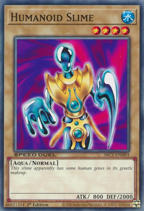 Humanoid Slime [SBC1-ENH03] Common | Jomio and Rueliete's Cards and Comics