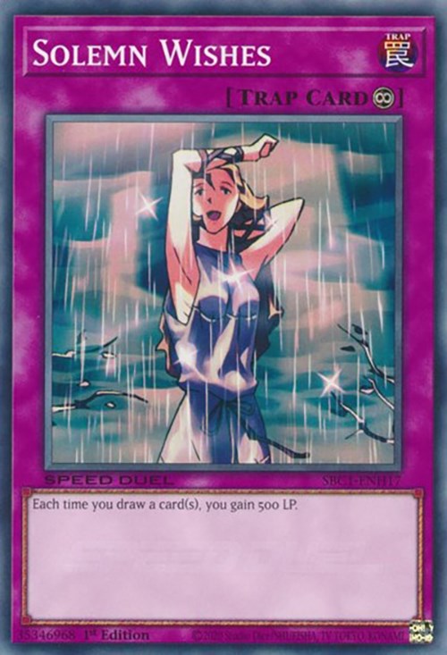 Solemn Wishes [SBC1-ENH17] Common | Jomio and Rueliete's Cards and Comics