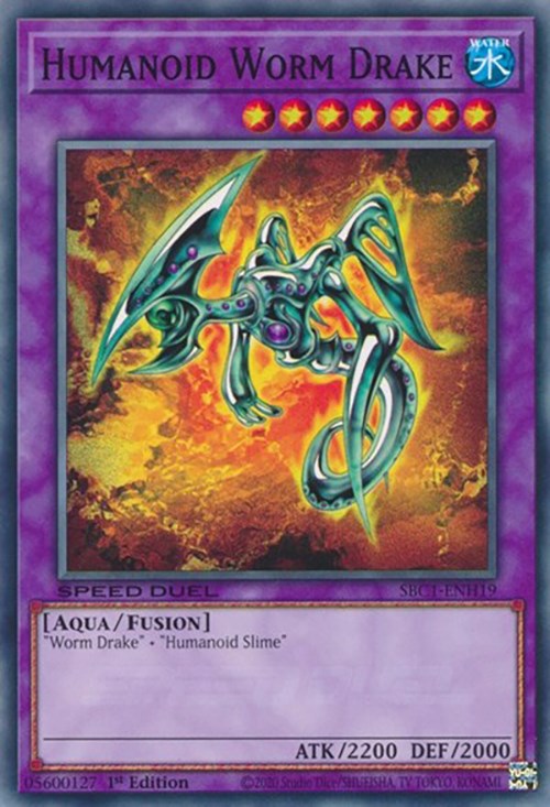 Humanoid Worm Drake [SBC1-ENH19] Common | Jomio and Rueliete's Cards and Comics