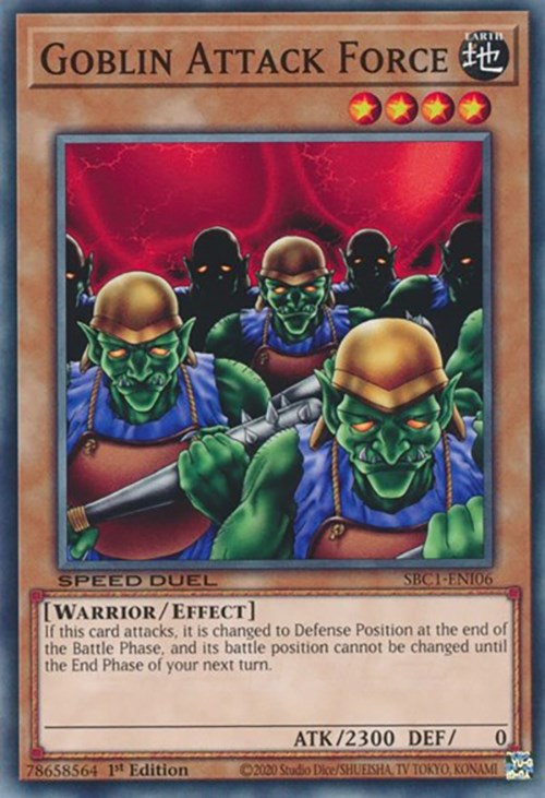 Goblin Attack Force [SBC1-ENI06] Common | Jomio and Rueliete's Cards and Comics