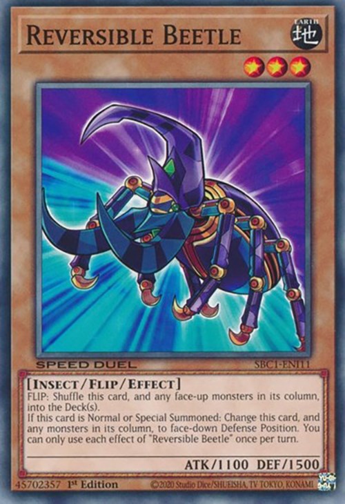 Reversible Beetle [SBC1-ENI11] Common | Jomio and Rueliete's Cards and Comics
