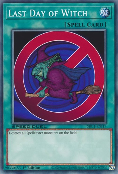 Last Day of Witch [SBC1-ENI17] Common | Jomio and Rueliete's Cards and Comics