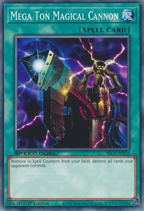 Mega Ton Magical Cannon [SBC1-ENI18] Common | Jomio and Rueliete's Cards and Comics