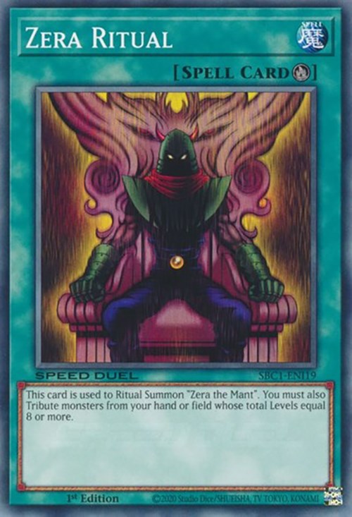 Zera Ritual [SBC1-ENI19] Common | Jomio and Rueliete's Cards and Comics