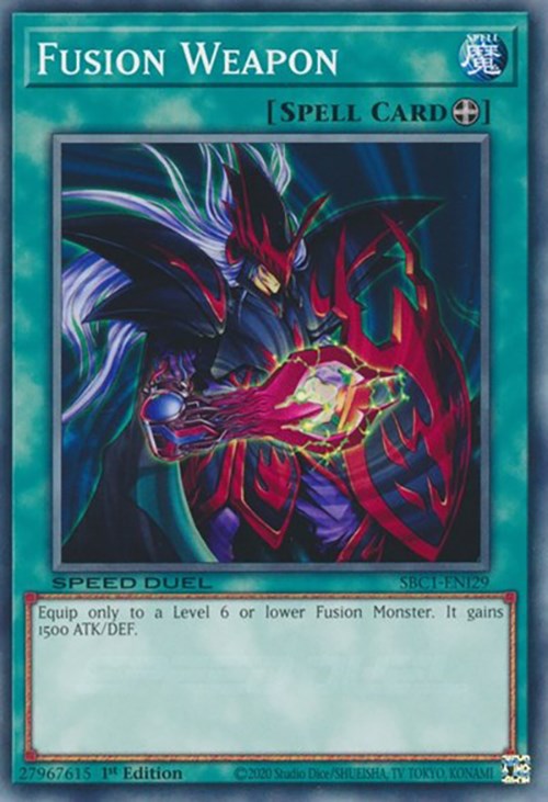 Fusion Weapon [SBC1-ENI29] Common | Jomio and Rueliete's Cards and Comics