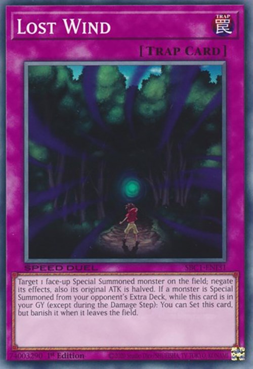 Lost Wind [SBC1-ENI31] Common | Jomio and Rueliete's Cards and Comics