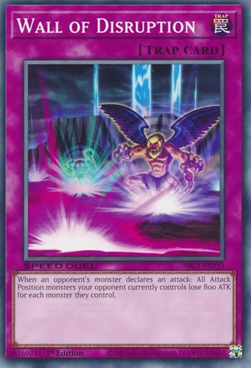 Wall of Disruption [SBC1-ENI33] Common | Jomio and Rueliete's Cards and Comics