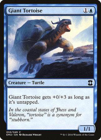 Giant Tortoise [Eternal Masters] | Jomio and Rueliete's Cards and Comics