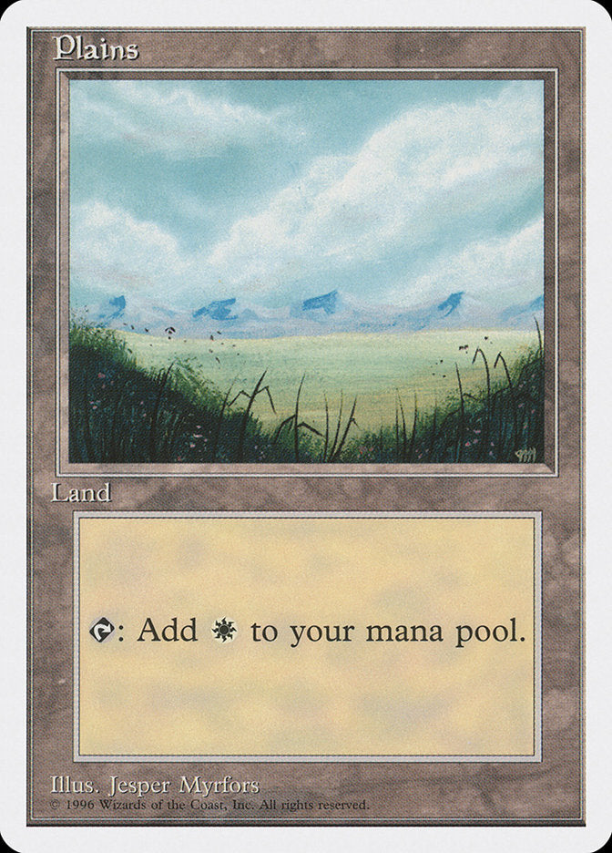 Plains (No Trees, Signature on Bottom Right) [Introductory Two-Player Set] | Jomio and Rueliete's Cards and Comics
