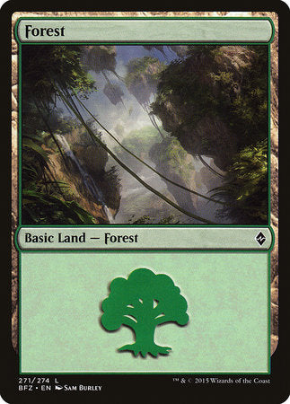Forest (271) [Battle for Zendikar] | Jomio and Rueliete's Cards and Comics