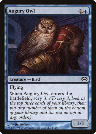 Augury Owl [Planechase 2012] | Jomio and Rueliete's Cards and Comics