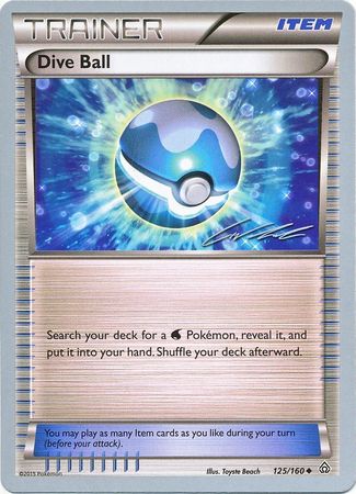 Dive Ball (125/160) (Ninja Blitz - Cody Walinski) [World Championships 2016] | Jomio and Rueliete's Cards and Comics