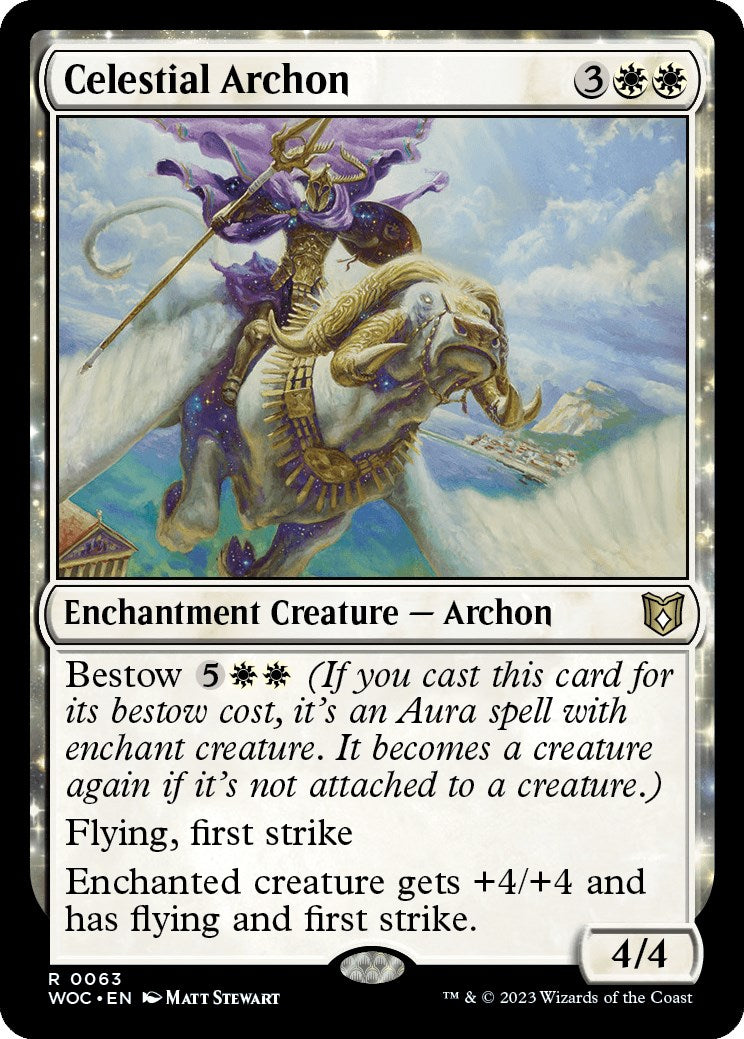 Celestial Archon [Wilds of Eldraine Commander] | Jomio and Rueliete's Cards and Comics