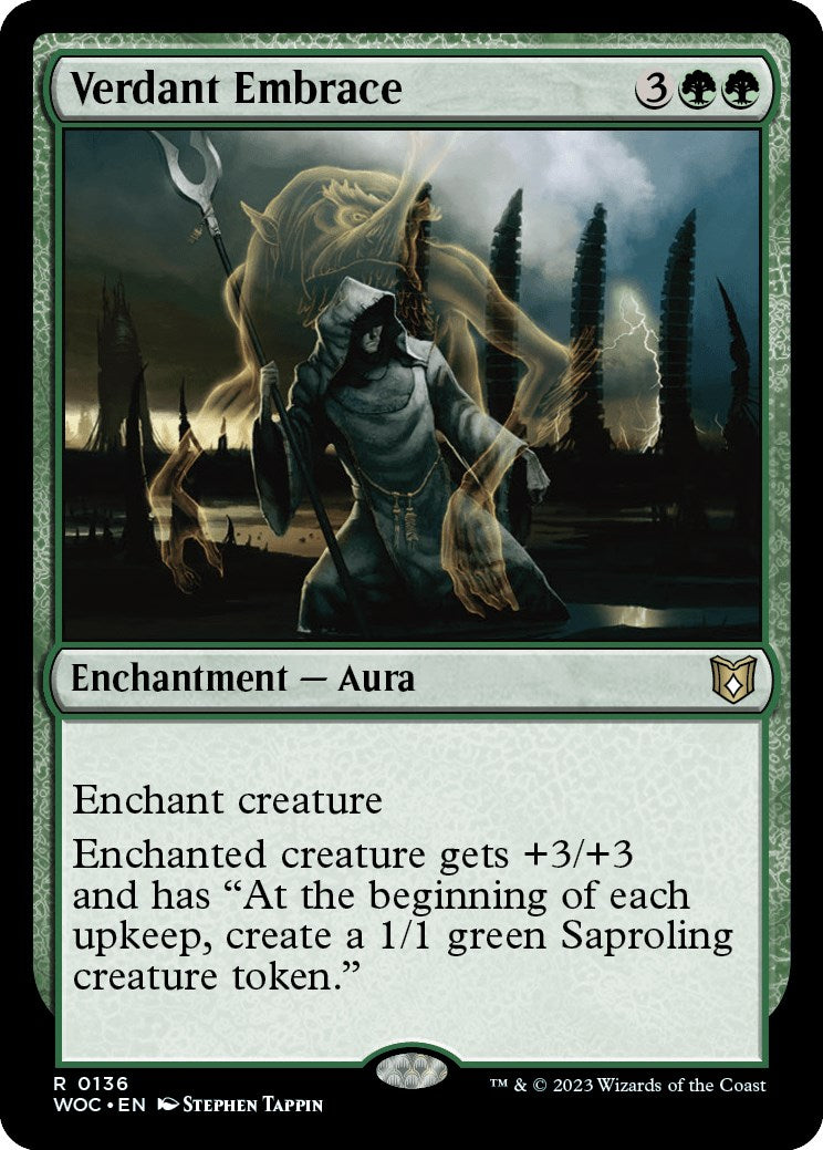 Verdant Embrace [Wilds of Eldraine Commander] | Jomio and Rueliete's Cards and Comics