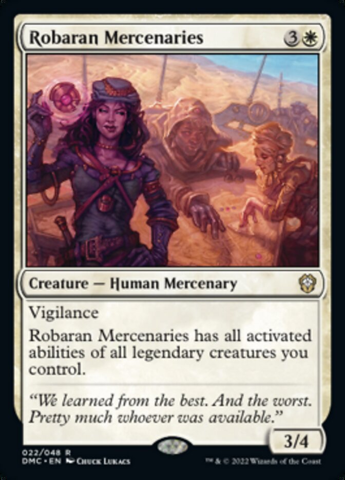 Robaran Mercenaries [Dominaria United Commander] | Jomio and Rueliete's Cards and Comics