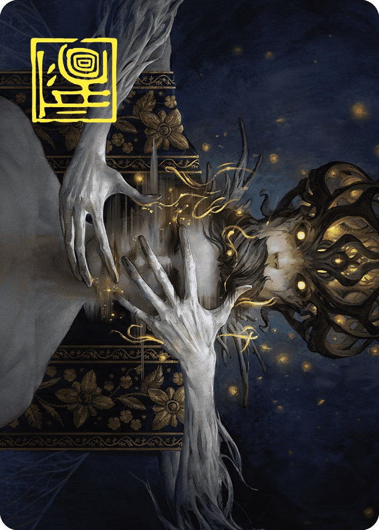 Ego Drain Art Card (Gold-Stamped Signature) [Wilds of Eldraine Art Series] | Jomio and Rueliete's Cards and Comics