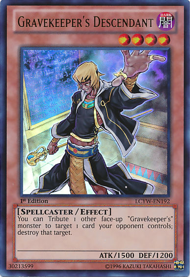 Gravekeeper's Descendant [LCYW-EN192] Ultra Rare | Jomio and Rueliete's Cards and Comics