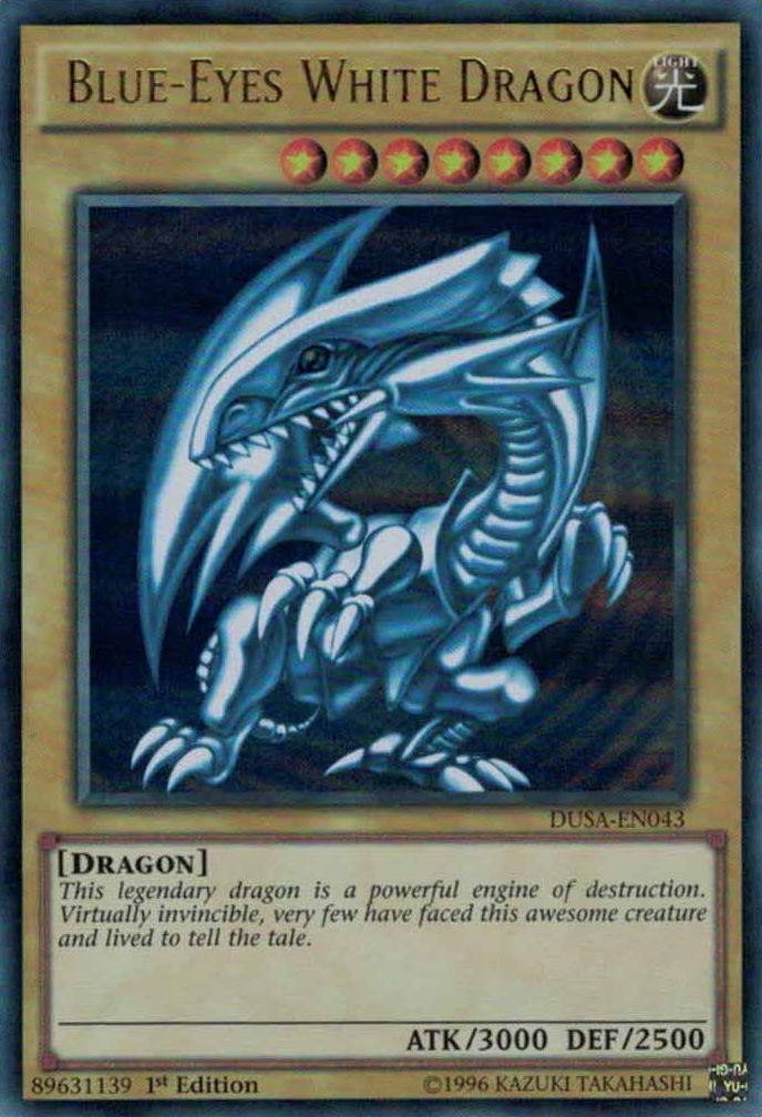 Blue-Eyes White Dragon [DUSA-EN043] Ultra Rare | Jomio and Rueliete's Cards and Comics