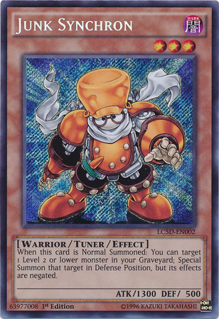 Junk Synchron [LC5D-EN002] Secret Rare | Jomio and Rueliete's Cards and Comics