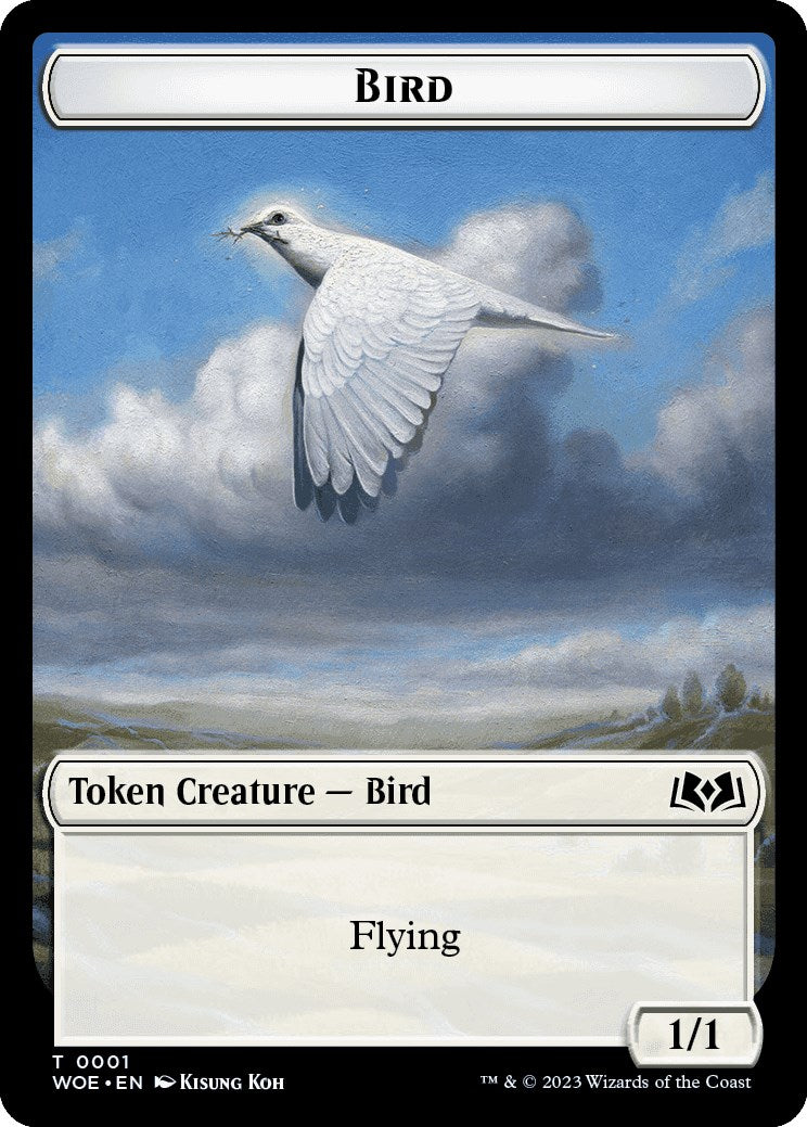 Bird Token [Wilds of Eldraine Tokens] | Jomio and Rueliete's Cards and Comics