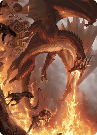 Realm-Scorcher Hellkite Art Card [Wilds of Eldraine Art Series] | Jomio and Rueliete's Cards and Comics