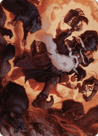 Tattered Ratter Art Card [Wilds of Eldraine Art Series] | Jomio and Rueliete's Cards and Comics