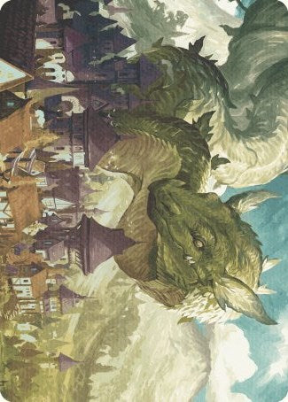 Beanstalk Wurm Art Card [Wilds of Eldraine Art Series] | Jomio and Rueliete's Cards and Comics